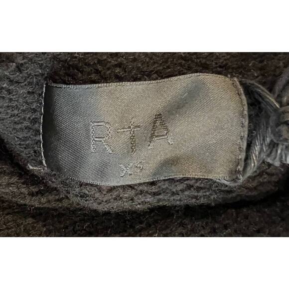 NWT RTA Emma Distressed Cashmere Pullover Sweater Size XS - Picture 6 of 10